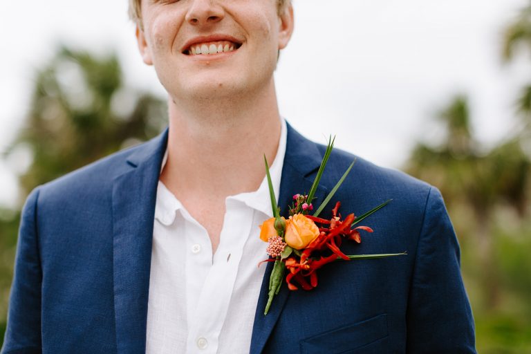 This Bride and Groom Brought Wordly Travels to Their Coastal Wedding