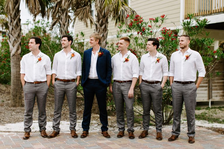 This Bride and Groom Brought Wordly Travels to Their Coastal Wedding